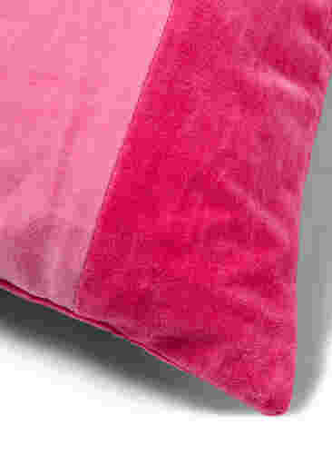 Raidallinen tyynynpäällinen velourista, Fandango Pink Comb, Packshot image number 2