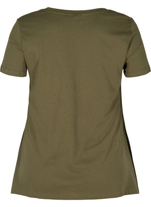Lyhythihainen puuvillainen t-paita a-mallissa , Ivy Green XOXO, Packshot image number 1