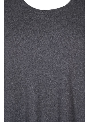 Pitkähihainen mekko helmiyksityiskohdilla, Dark Grey Melange, Packshot image number 2