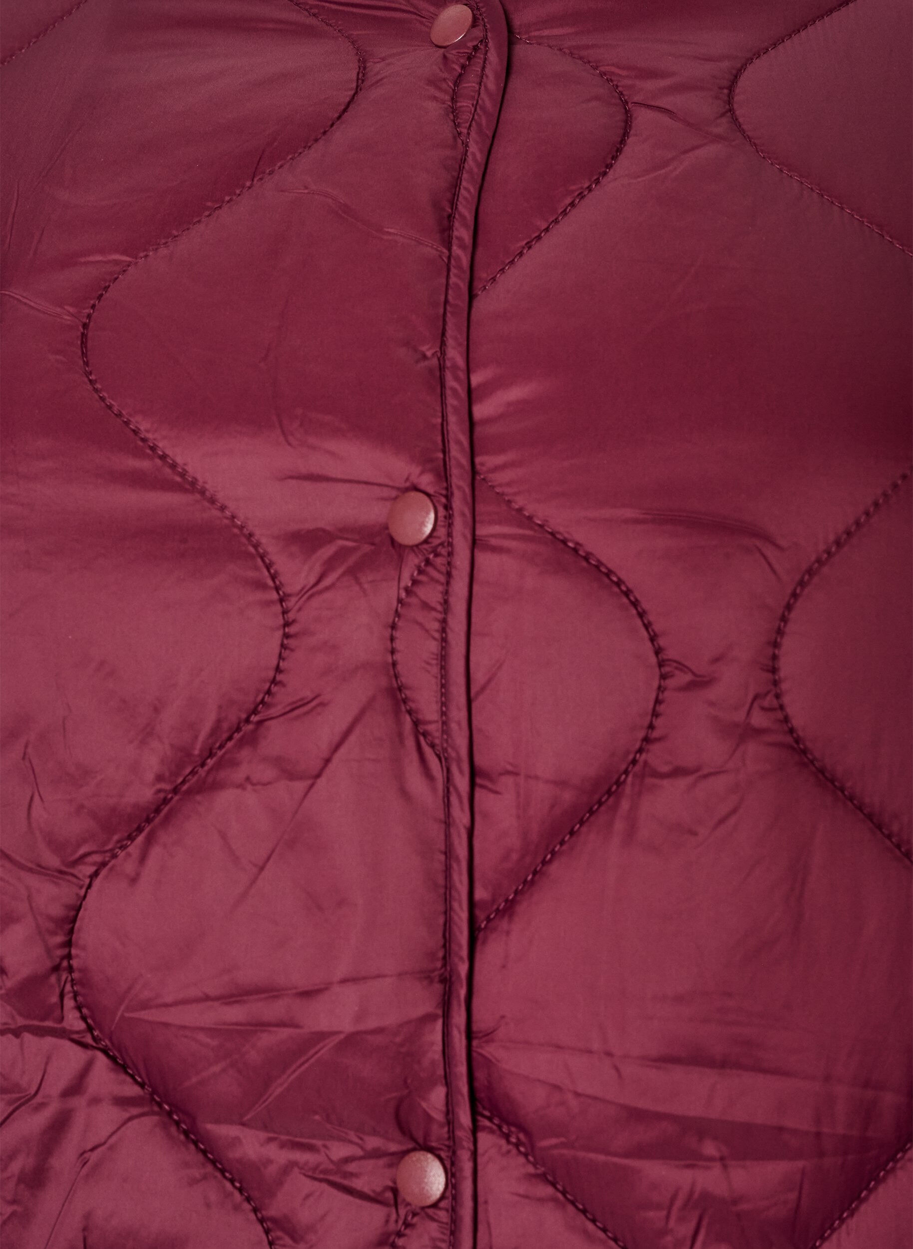 ZizziTikkitakki painonapeilla ja py&ouml;re&auml;ll&auml; p&auml;&auml;ntiell&auml;, Tumma Bordeaux, Packshot image number 2