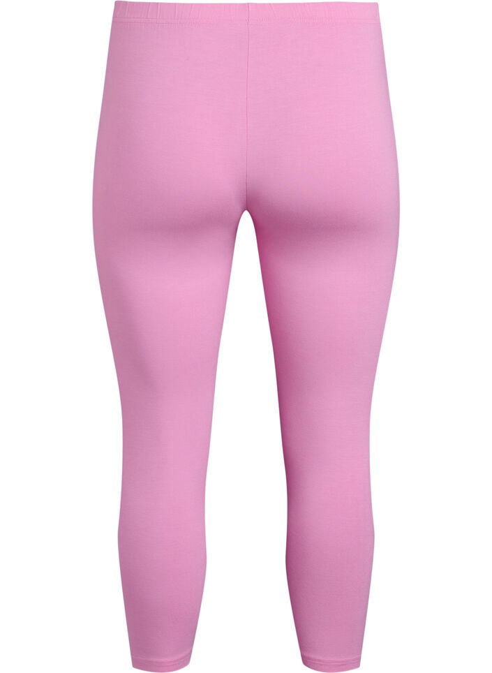 Perus 3/4 leggingsit viskoosista, Vaaleanpunainen, Packshot image number 1
