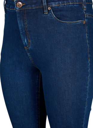 Amy-farkut, joissa on korkea vyötärö ja hyvin kapea istuvuus, Dark blue, Packshot image number 2