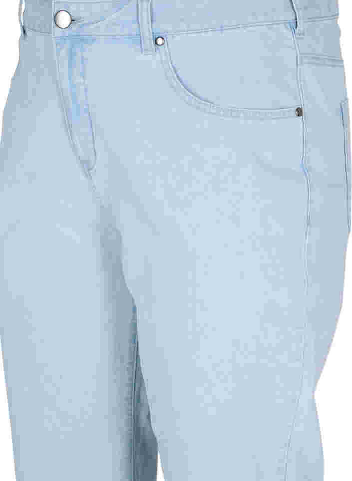 Suorat nilkkapituiset farkut, Light blue denim, Packshot image number 2