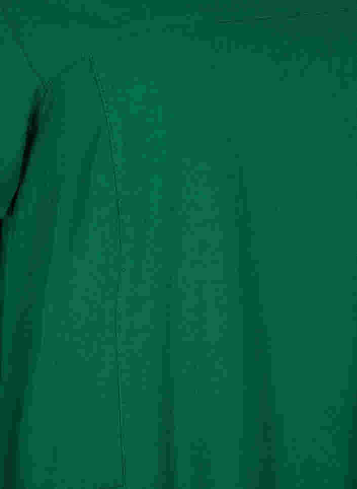 Lyhythihainen puuvillamekko, Verdant Green, Packshot image number 2