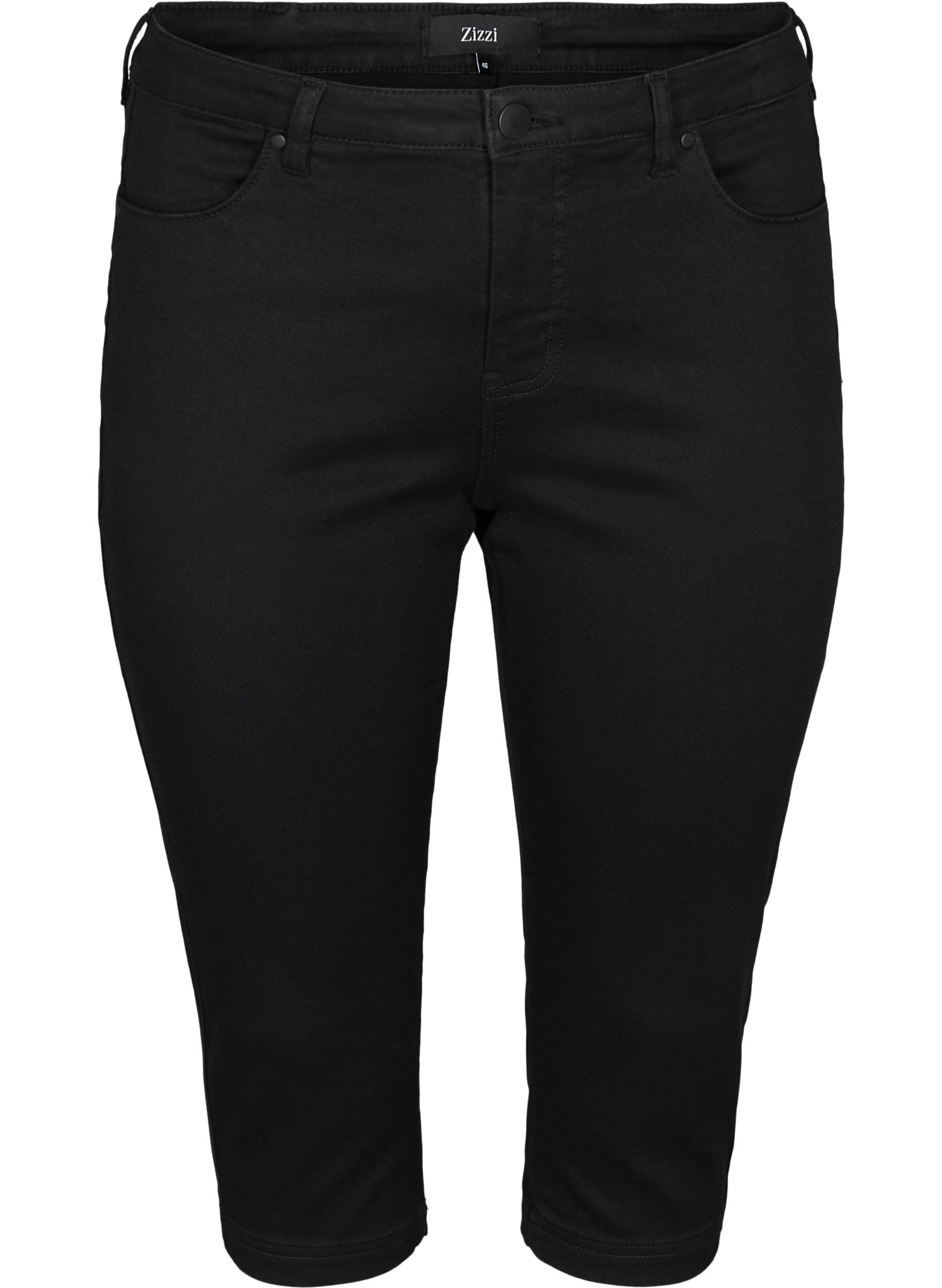 Korkeavy&ouml;t&auml;r&ouml;iset Amy-farkkucaprit super slim fit