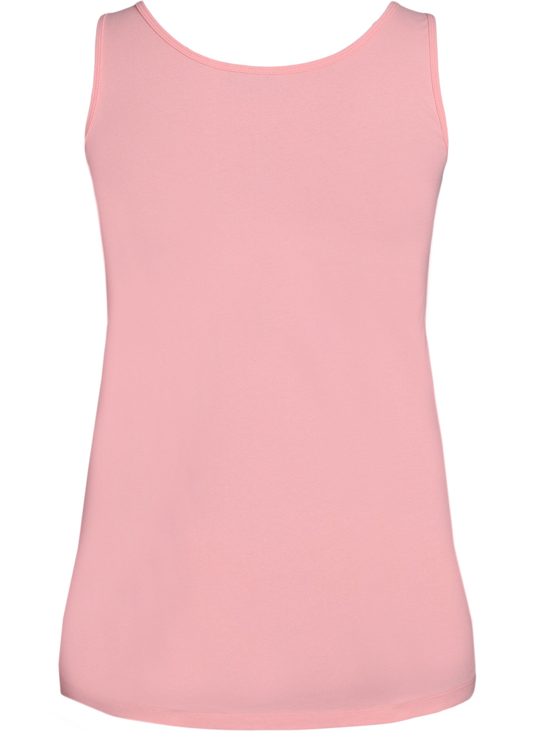 ZizziYksiv&auml;rinen perus paita puuvillasta, Vaaleanpunainen, Packshot image number 1