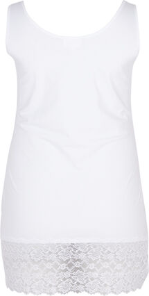 Toppi pitsireunuksella, Bright White, Packshot image number 1