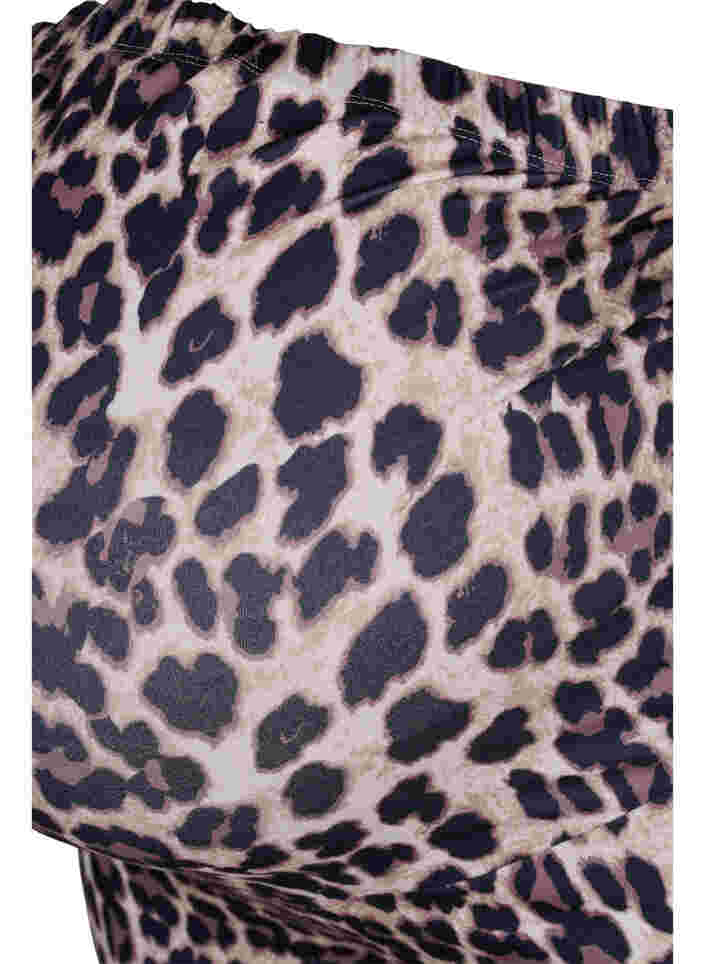 Äitiysleggingsit leopardikuosilla, Black Leo AOP, Packshot image number 2