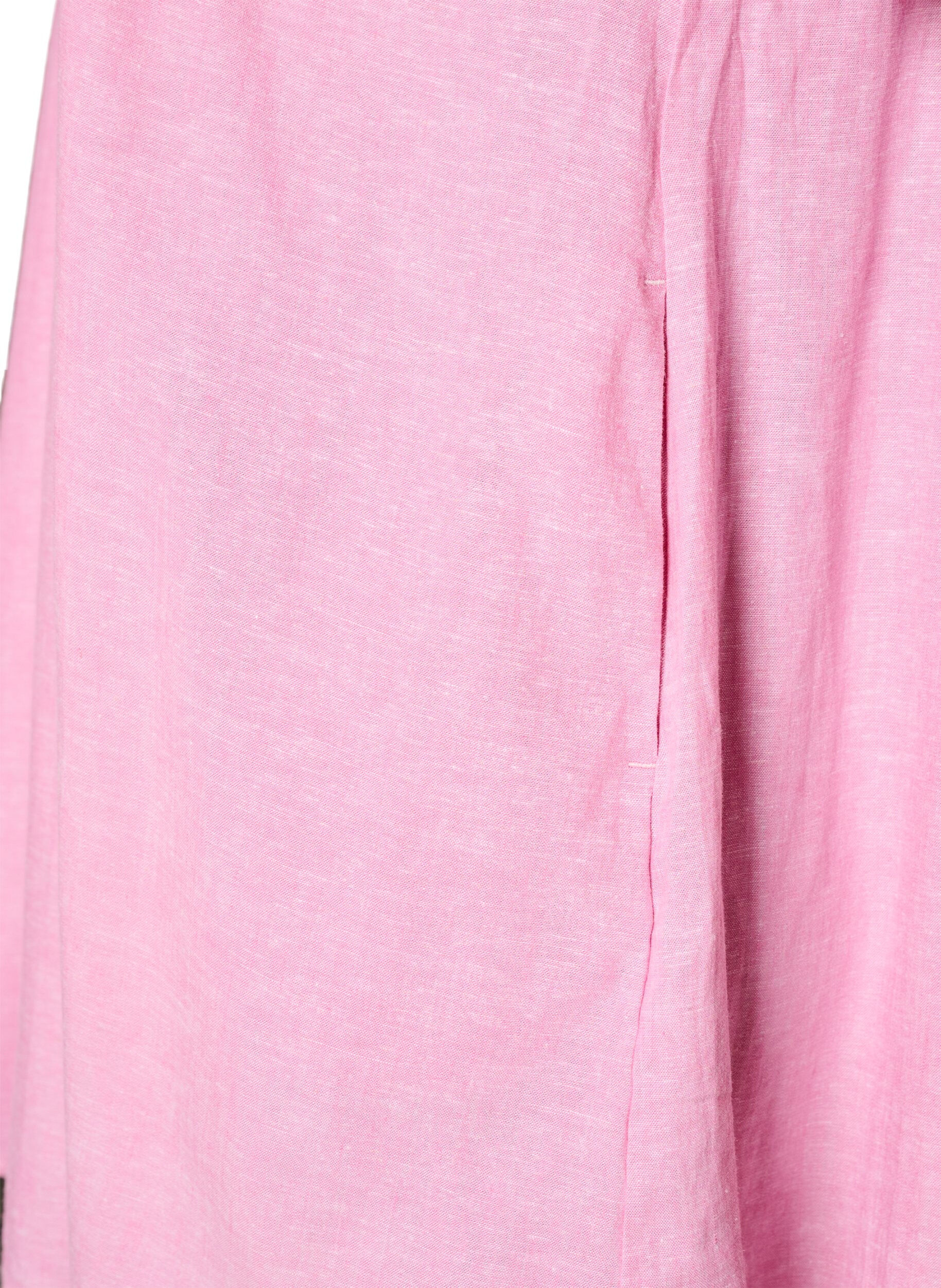ZizziA-mallinen tunika pellavaa ja viskoosia, 2169, Packshot image number 3