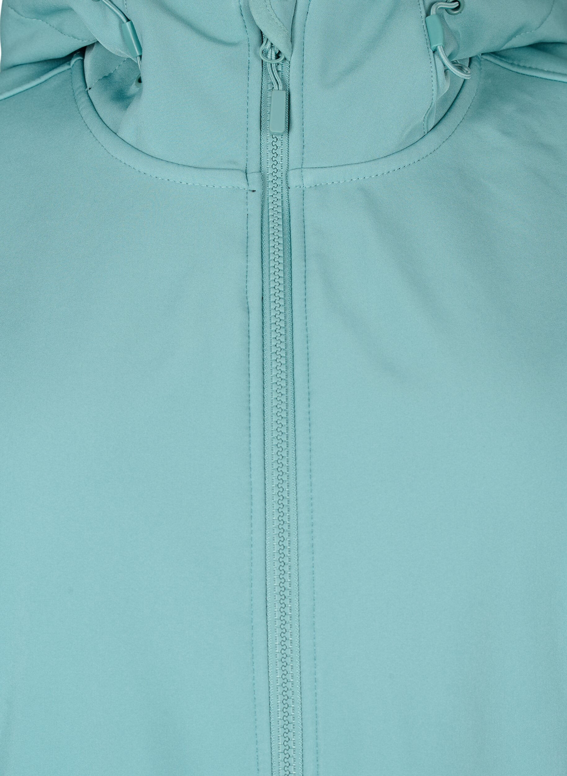 Zizzi Lyhyt softshell-takki, jossa on taskut, Arctic, Packshot image number 2