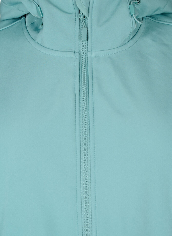 Lyhyt softshell-takki, jossa on taskut, Arctic, Packshot image number 2