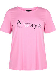 FLASH – kuviollinen t-paita, Begonia Pink Always