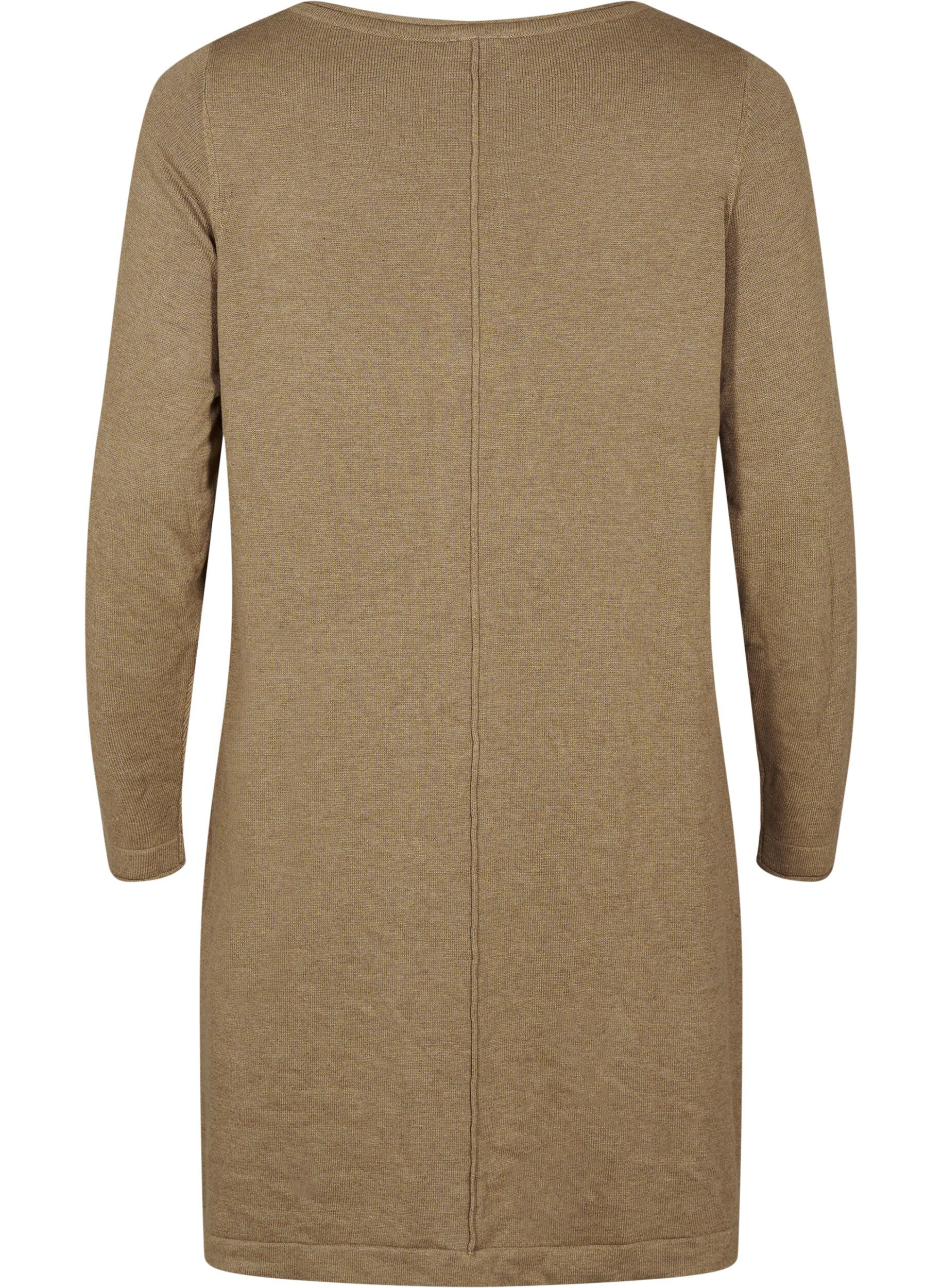 Zizzi Neulemekko puuvillaviskoosisekoitteesta, Vihre&auml;, Packshot image number 1