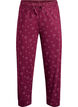 Puuvillapjama -housut korkealla vy&ouml;t&auml;r&ouml;ll&auml;, Punainen, Packshot image number 0