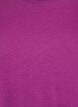 Lyhythihainen t-paita puuvillasekoitteessa, Violetti, Packshot image number 2