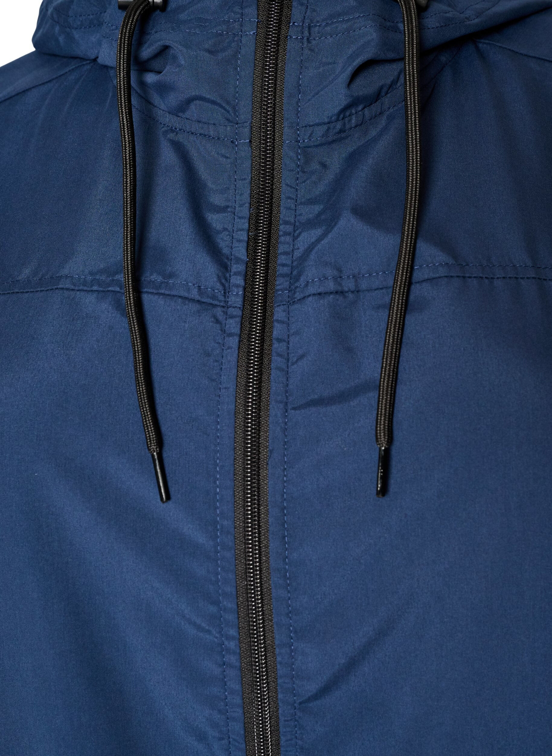 ZizziKevyt hupullinen parka, Sininen, Packshot image number 2