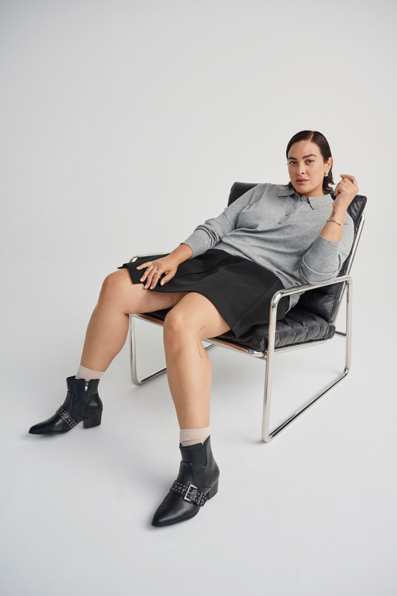 Nilkkasaapas soljella, , Model