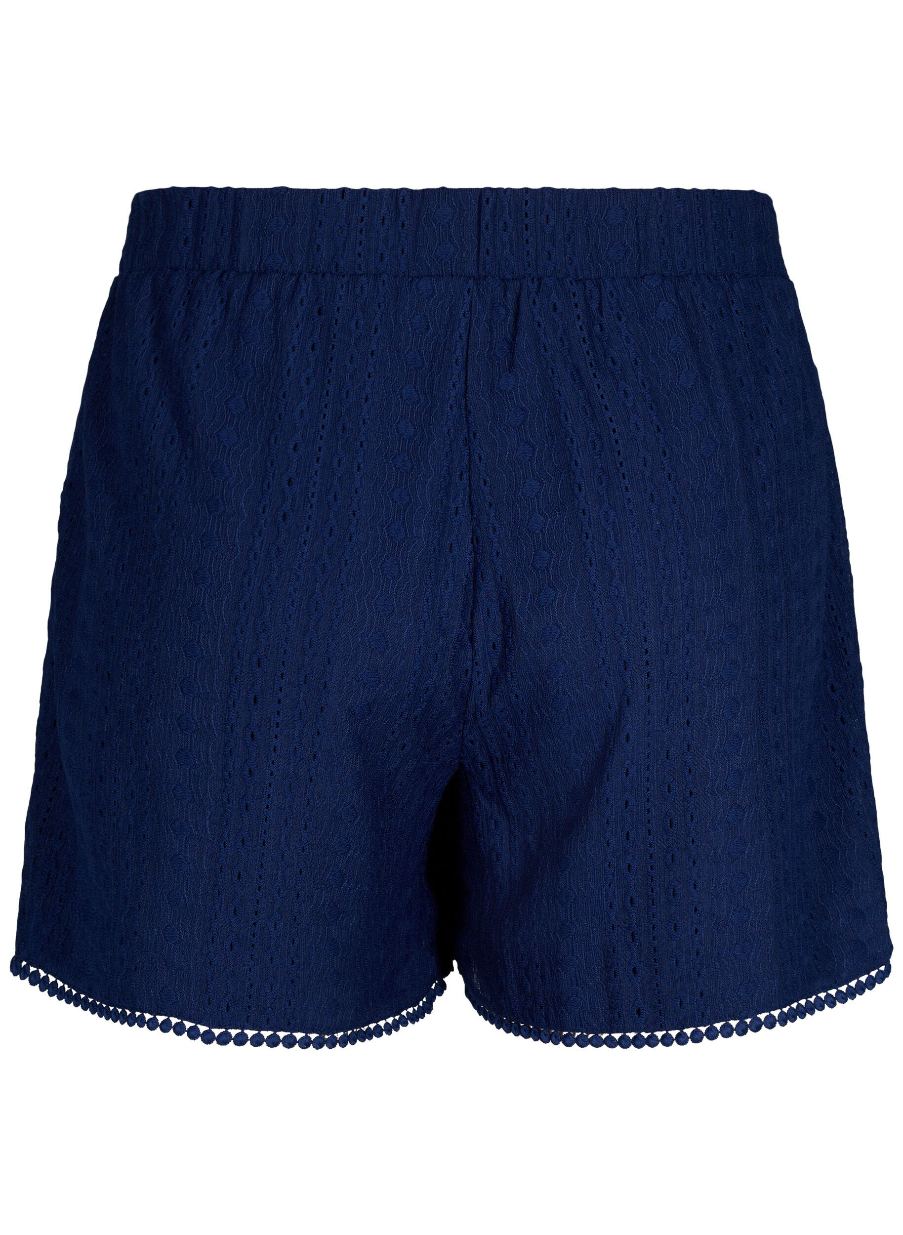 Zizzi Kuviolliset shortsit, Medieval Blue, Packshot image number 1