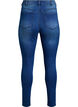 Super slim Amy-farkut korkealla vy&ouml;t&auml;r&ouml;ll&auml;, Sininen, Packshot image number 1