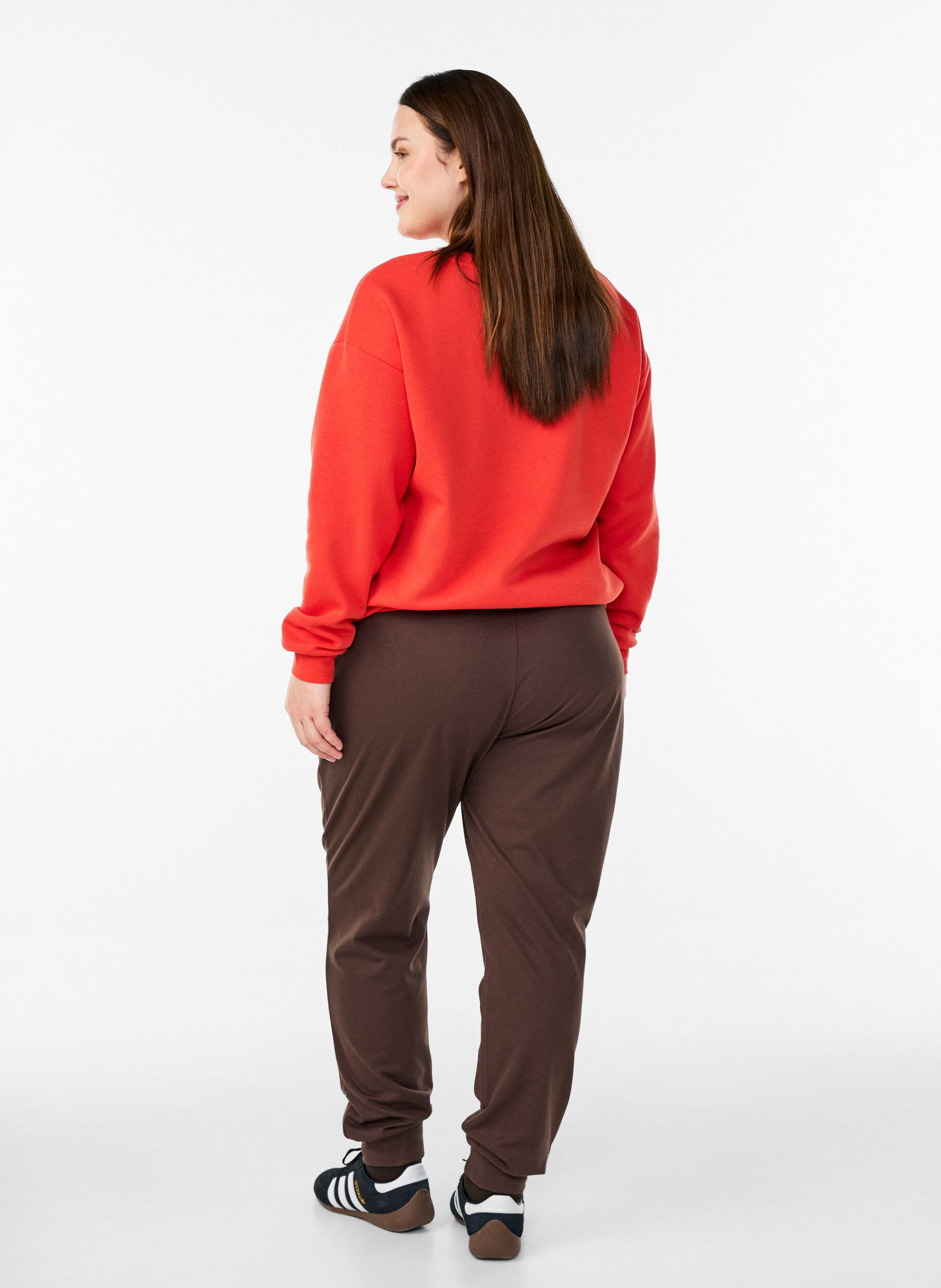 ZizziCollegepaita etupuolen printill&auml;, Punainen, Model image number 2