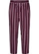 Rennot raidalliset pyjamahousut, Tumma Bordeaux, Packshot image number 0
