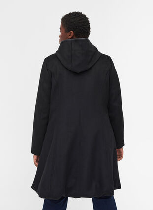 Villainen takki hupulla , Black, Model image number 1
