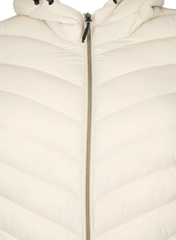 Kevyttakki hupulla, Beige, Packshot image number 2