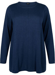 Neule puuvillaviskoosisekoitteesta, Sininen