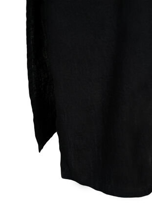 Pitkä paitamekko 3/4-hihoilla, Black, Packshot image number 3