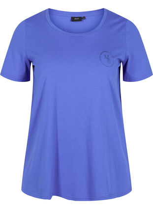 Lyhythihainen t-paita pyöreällä pääntiellä, Dazzling Blue MB, Packshot image number 0