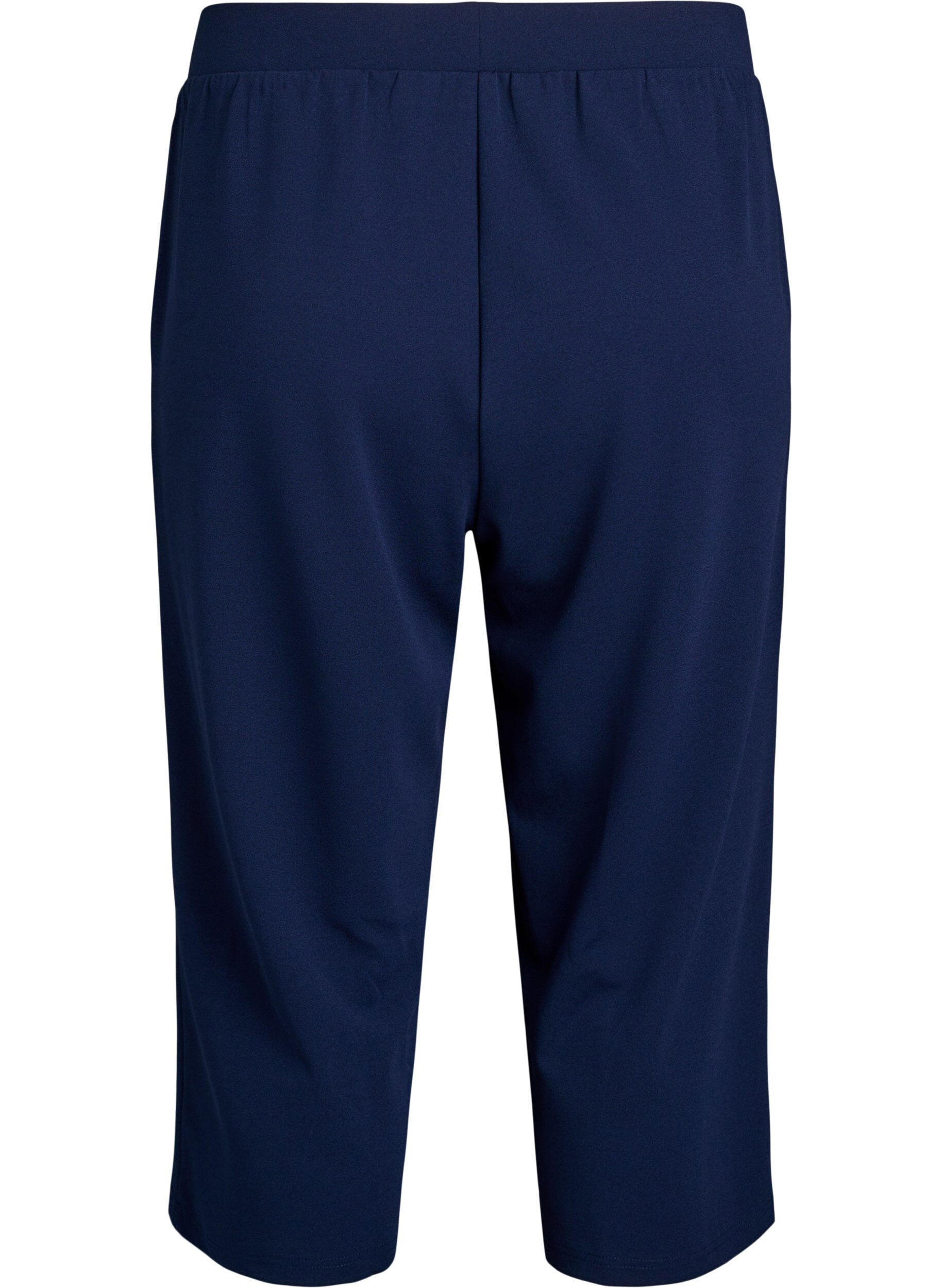 Zizzi FLASH - Korkeavy&ouml;t&auml;r&ouml;iset polvihousut rennolla istuvuudella, Sininen, Packshot image number 1