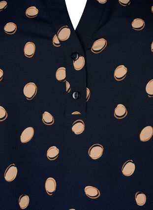 FLASH – Pitkähihainen pusero painatuksella, Blue Double Dot, Packshot image number 2