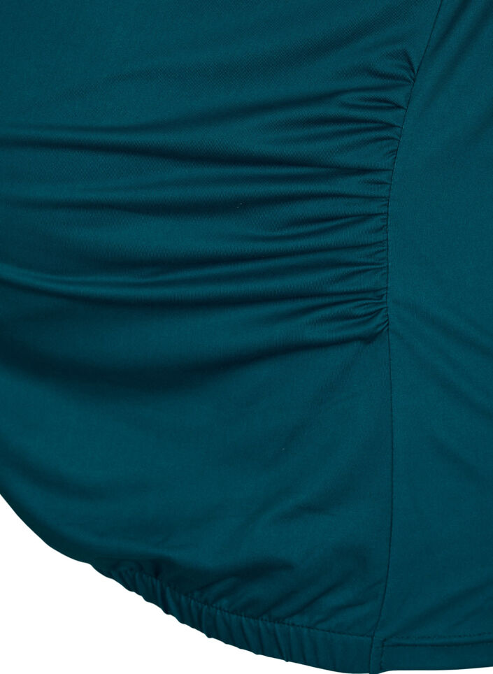 Äitiys t-paita treeniin, Deep Teal, Packshot image number 3