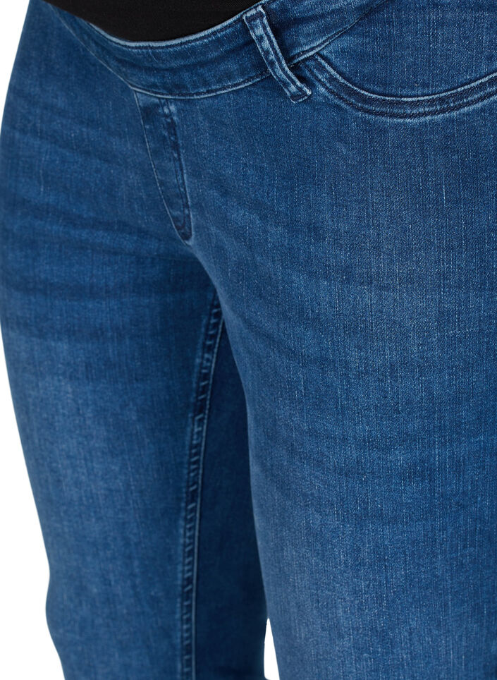 Amy-äitiysfarkut , Blue denim, Packshot image number 2