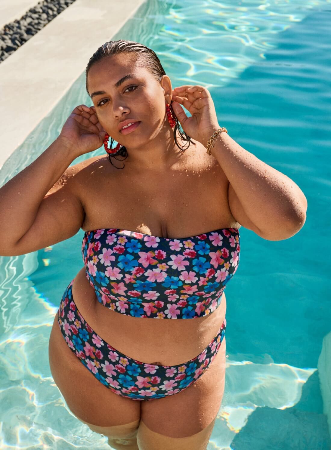 Zizzi Bandeau-toppi, , Model