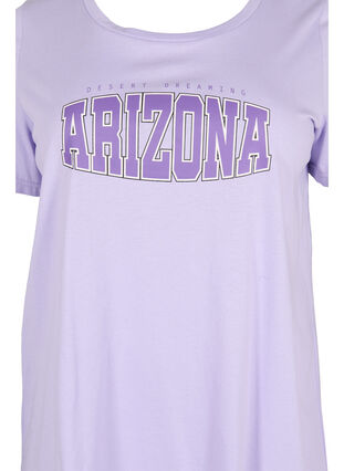Puuvillainen t-paita printillä, Lavender ARIZONA, Packshot image number 2