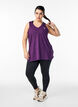 Treenitoppi V-p&auml;&auml;ntiell&auml;, Violetti, Model image number 1