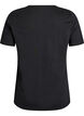 T-paita printill&auml;, Musta, Packshot image number 1