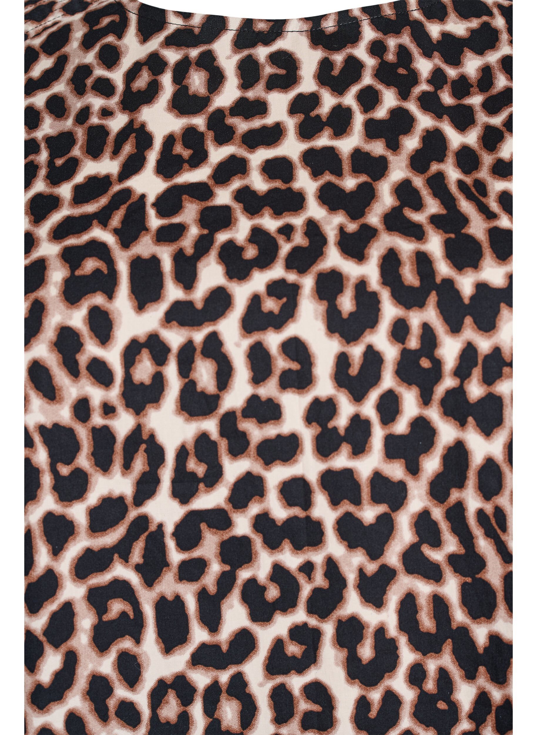 Zizzi Pusero tikkauksilla ja 3/4-hihoilla, Ruskea, Packshot image number 2