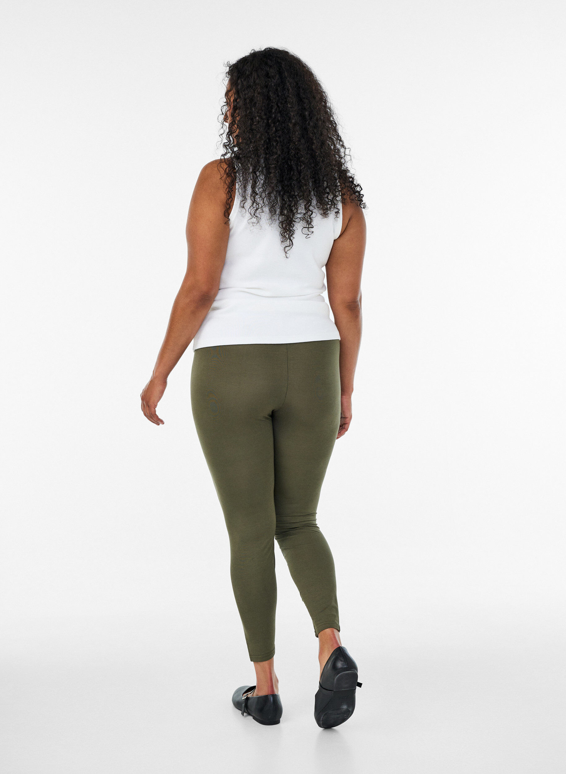 ZizziPerusleggingssit viskoosista, Vihre&auml;, Model image number 2