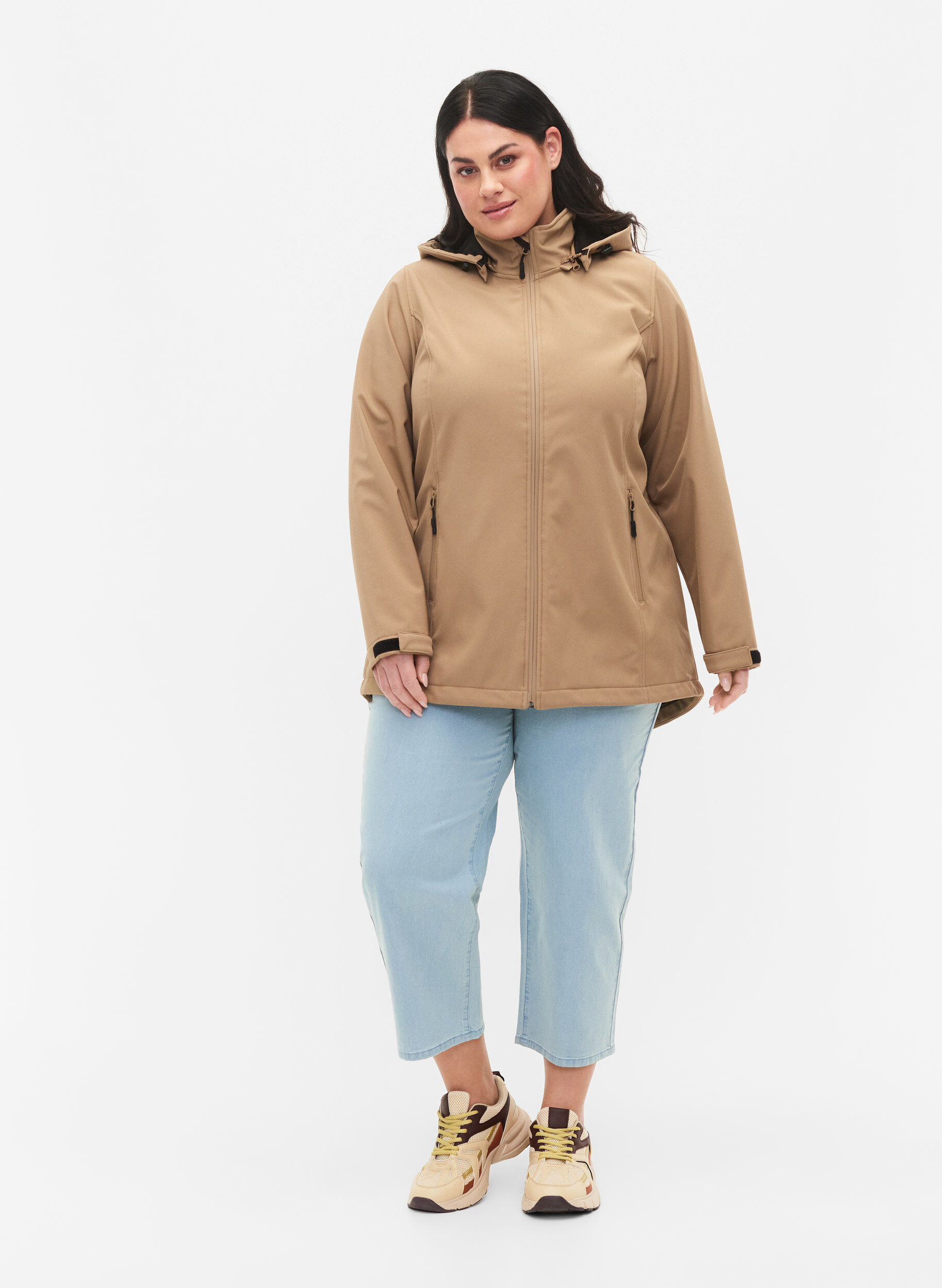 Zizzi Softshell-takki irroitettavalla hupulla , Amphora, Model image number 2