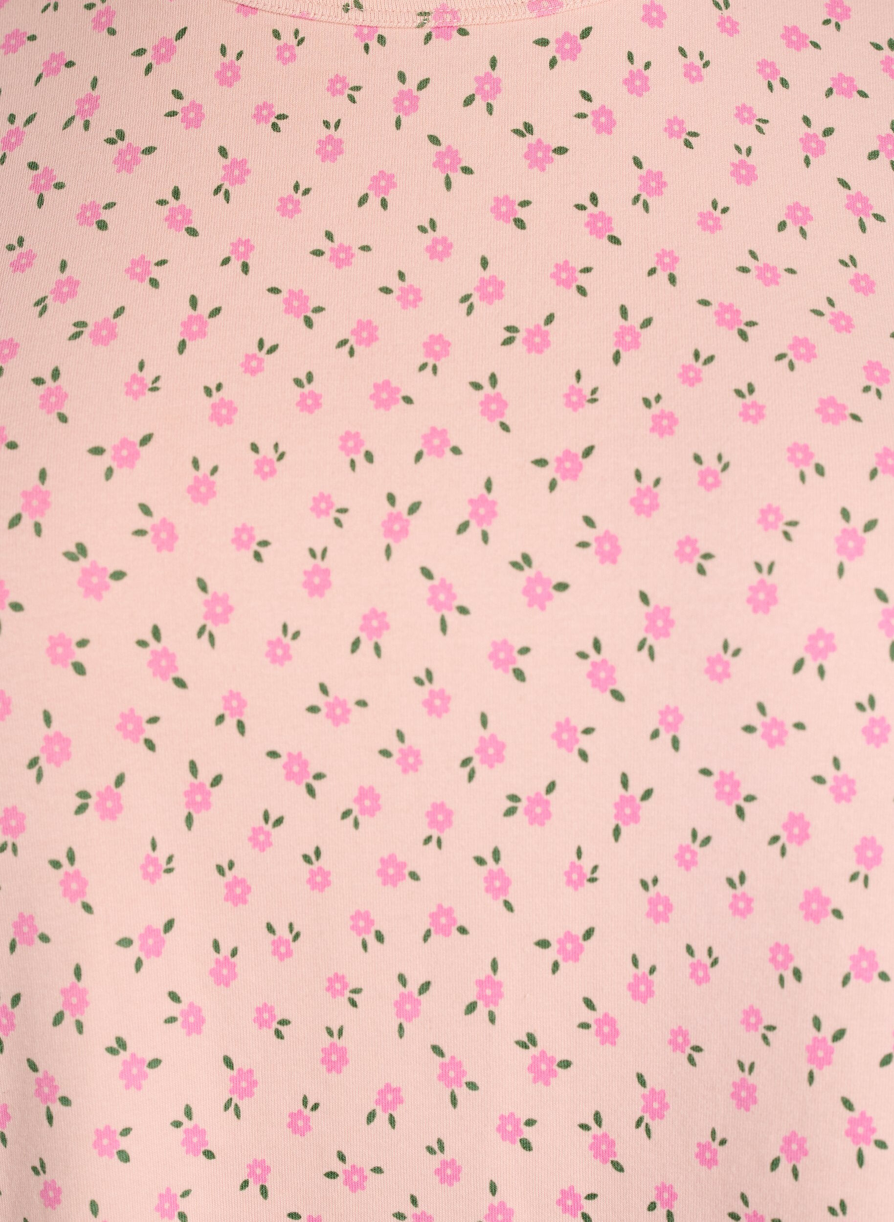 Zizzi Puuvillainen T-paita kauttaaltaan printill&auml;, Vaaleanpunainen, Packshot image number 2