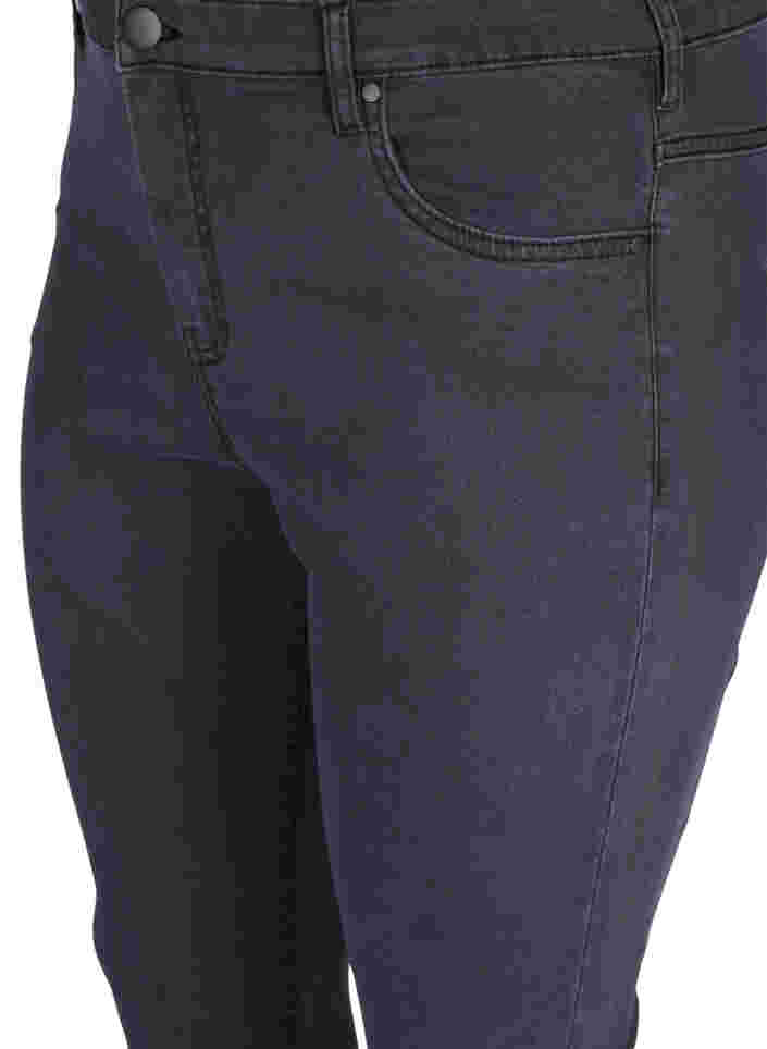 Korkeavyötäröiset super slim Amy-farkut, Grey Denim, Packshot image number 2
