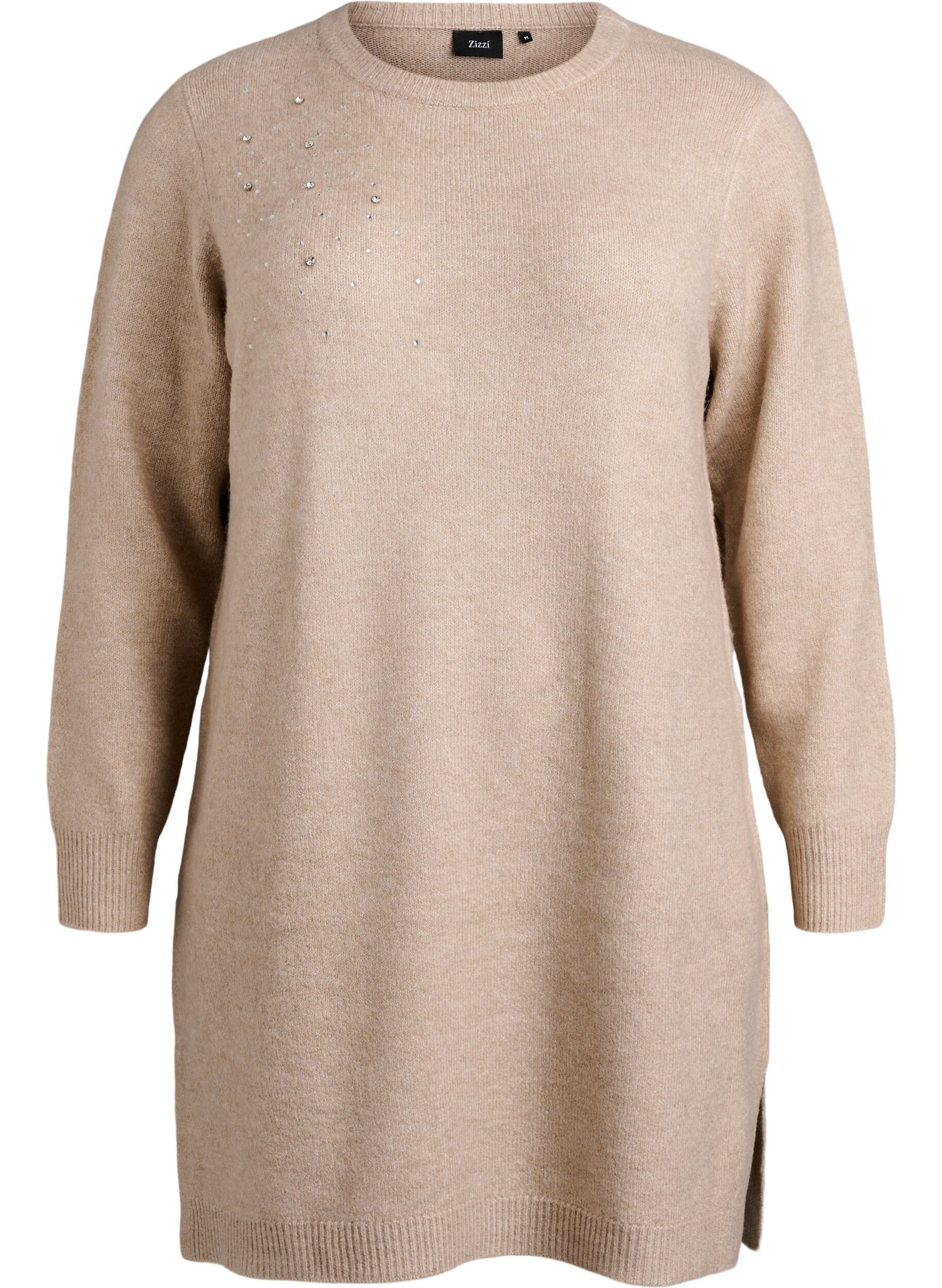 Lyhyt neulemekko strassikivill&auml;