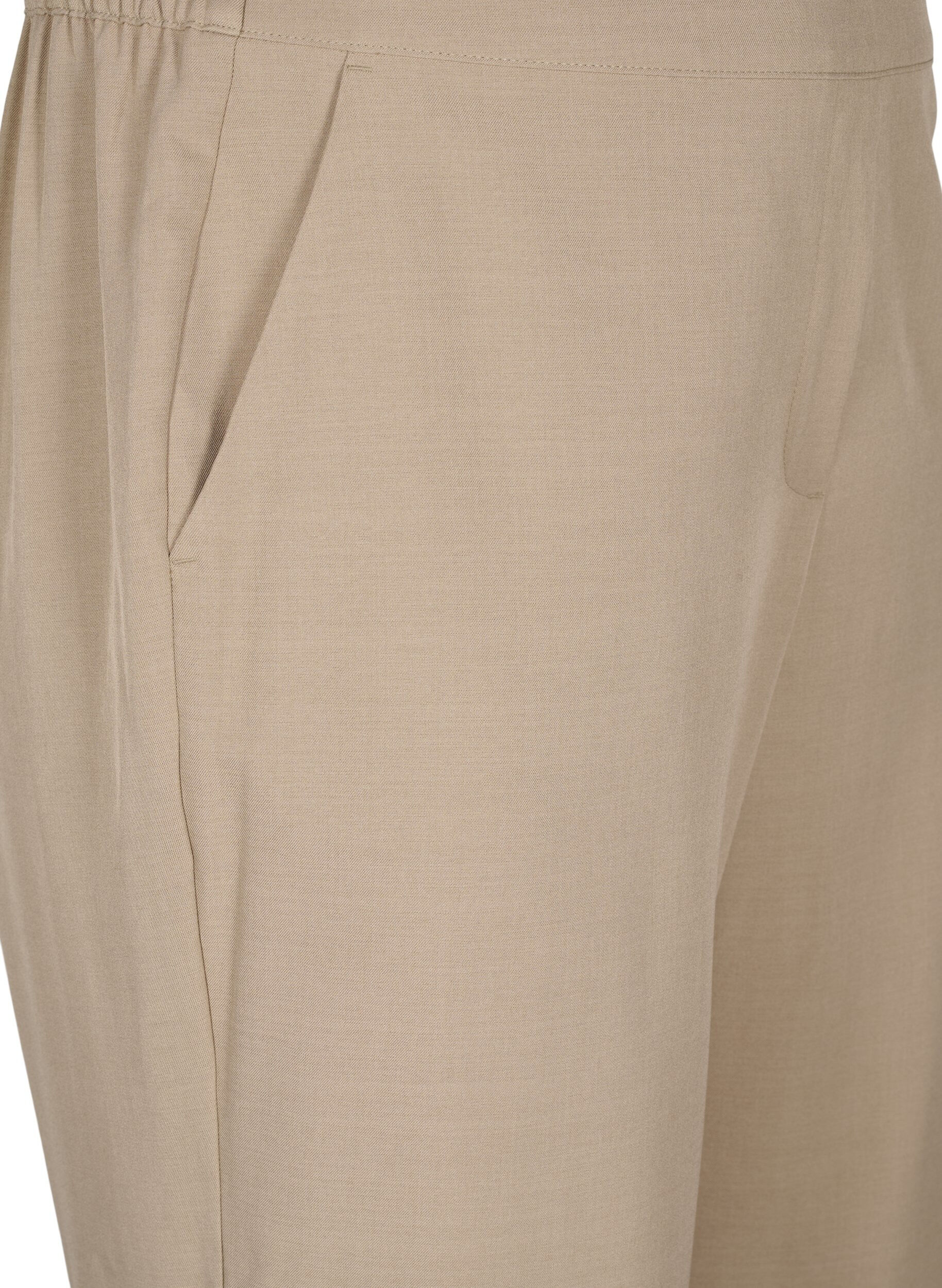 Zizzi FLASH - Rento housut taskuilla, Weathered Teak Mel, Packshot image number 2