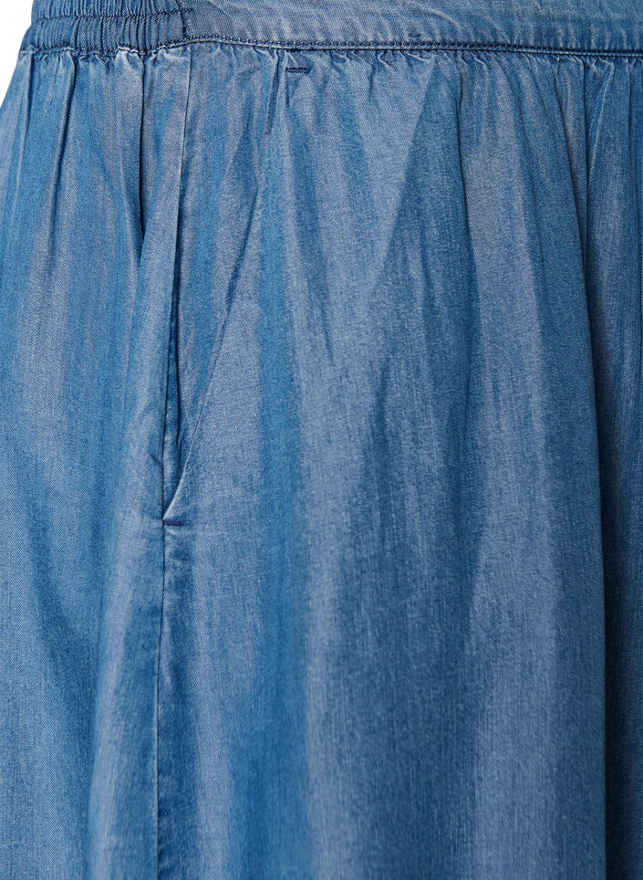 Maxihame denimlookilla TENCEL&trade;-lyocellista, Sininen, Packshot image number 2