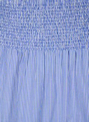 Raidallinen maksihame, jossa on smokkirypytys, Baja Blue Stripe, Packshot image number 2