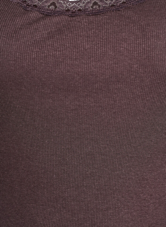 Pitsikoristeinen yläosa, Ruskea, Packshot image number 2