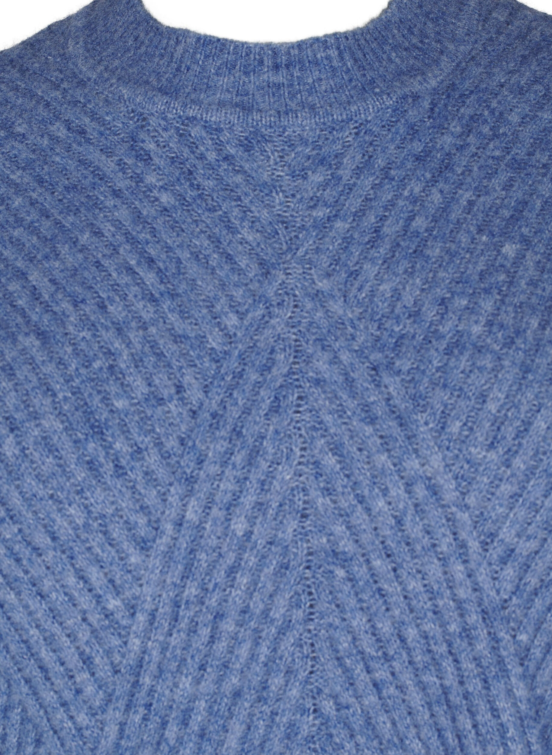 Zizzi Lyhyt ribattu mekko py&ouml;re&auml;ll&auml; p&auml;&auml;ntiell&auml;, Grey Blue Mel., Packshot image number 2