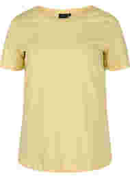 Lyhythihainen puuvillainen t-paita printillä , Pale Banana Shine